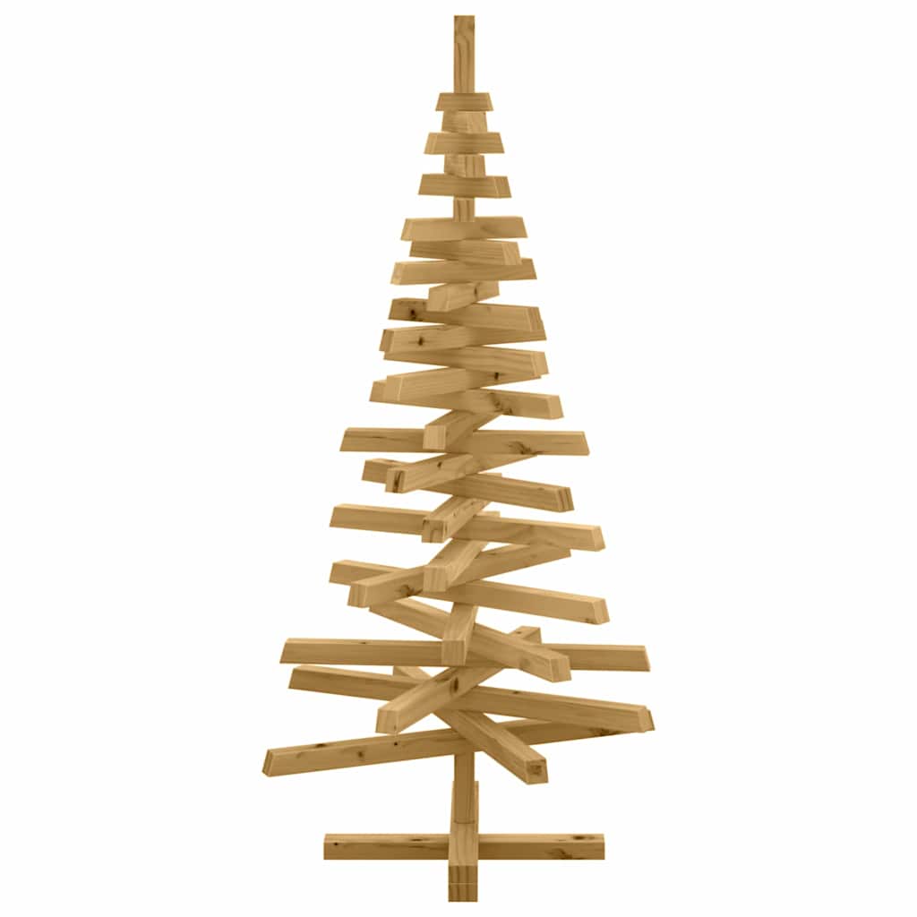 Christmas Trees with Stand Brown 120 cm Solid pine wood